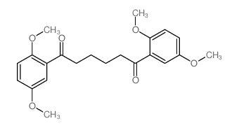 1,6-Hexanedione,1,6-bis(2,5-dimethoxyphenyl)- Structure