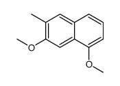 1,7-dimethoxy-6-methylnaphthalene结构式