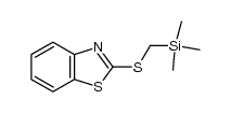 (benzothiazol-2-ylthio)(trimethylsilyl)methane结构式