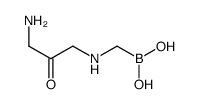 [(3-amino-2-oxopropyl)amino]methylboronic acid结构式