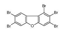 1,2,3,7,8-pentabromodibenzofuran结构式