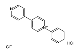 1-phenyl-4-pyridin-1-ium-4-ylpyridin-1-ium,dichloride结构式
