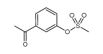 3-acetylphenyl methanesulfonate结构式