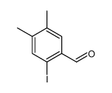 2-碘-4,5-二甲基苯甲醛结构式