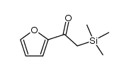 2-furyl (trimethylsilyl)methyl ketone结构式