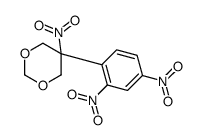5-(2,4-dinitrophenyl)-5-nitro-1,3-dioxane Structure