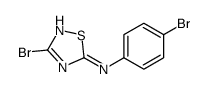 3-bromo-N-(4-bromophenyl)-1,2,4-thiadiazol-5-amine Structure