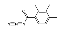 azidocarbonyl-4 hemimellitene Structure