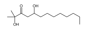 2,5-dihydroxy-2-methyltridecan-3-one结构式