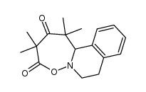 1,7,8,12b-tetrahydro-1,1,3,3-tetramethyl[1,2]oxazepino[3,2-a]isoquinoline-2,4(3H)-dione Structure