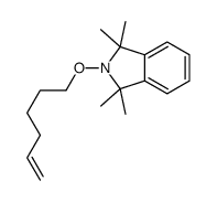 2-hex-5-enoxy-1,1,3,3-tetramethylisoindole Structure