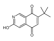 7-tert-butyl-2H-isoquinoline-3,5,8-trione Structure