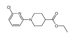 ethyl 1-(6-chloropyridin-2-yl)piperidine-4-carboxylate结构式