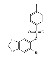 3-bromo-5,6-methylenedioxy-2-naphthyl p-toluenesulfonate结构式