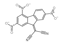 9-DICYANOMETHYLENE-2,4,7-TRINITROFLUORENE Structure