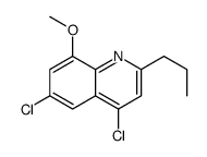 4,6-dichloro-8-methoxy-2-propylquinoline结构式