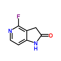 4-Fluoro-1,3-dihydro-2H-pyrrolo[3,2-c]pyridin-2-one structure