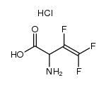 trifluorovinyl glycine hydrochloride Structure