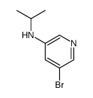 5-bromo-N-isopropylpyridin-3-amine Structure