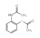 Ethanethioic acid,S-[2-(acetylamino)phenyl] ester结构式