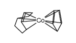 (η5-cyclopentadienyl)(1-η1,4-6-η3-cyclooctenediyl)cobalt Structure