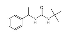 1-tert-butyl-3-(1-phenylethyl)urea结构式
