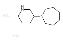 1-(3-Piperidinyl)azepane dihydrochloride结构式