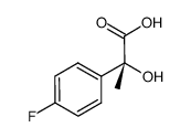 (R)-2-(4-fluorophenyl)-2-hydroxypropanoic acid Structure