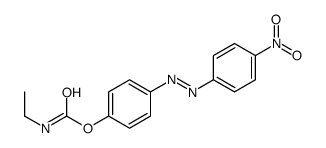 [4-[(4-nitrophenyl)diazenyl]phenyl] N-ethylcarbamate结构式