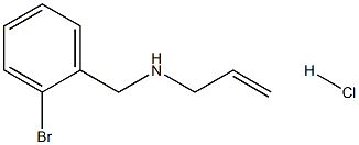 [(2-bromophenyl)methyl](prop-2-en-1-yl)amine hydrochloride Structure
