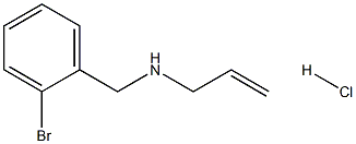 [(2-bromophenyl)methyl](prop-2-en-1-yl)amine hydrochloride structure