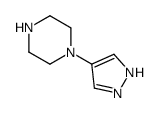 1-(1H-Pyrazol-4-yl)piperazine Structure