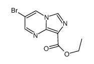 乙基 3-溴咪唑并[1,5-a]嘧啶-8-甲酸基酯结构式