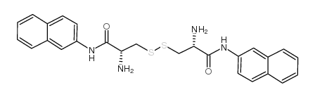 L-胱氨酰二(2-萘胺)结构式