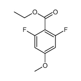 ethyl 2,6-difluoro-4-methoxybenzoate Structure
