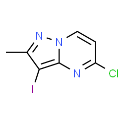 5-chloro-3-iodo-2-Methylpyrazolo[1,5-a]pyriMidine结构式
