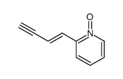 Pyridine, 2-(1-buten-3-ynyl)-, 1-oxide, (E)- (9CI) Structure
