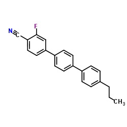 [1,1':4',1''-Terphenyl]-4-carbonitrile, 3-fluoro-4''-propyl-结构式