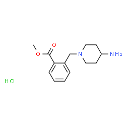Methyl 2-[(4-aminopiperidin-1-yl)methyl]benzoate dihydrochloride结构式