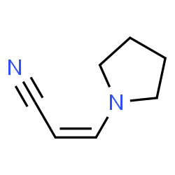 2-Propenenitrile,3-(1-pyrrolidinyl)-,(Z)-(9CI)结构式
