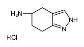 (R)-4,5,6,7-四氢-1H-吲唑-5-胺盐酸盐结构式