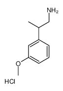 2-(3-methoxyphenyl)propan-1-amine,hydrochloride Structure