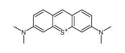 6-(Dimethylamino)-N,N-dimethyl-3H-thioxanthen-3-iminium Structure