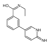 3-(6-aminopyridin-3-yl)-N-ethylbenzamide结构式