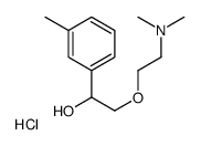 2-[2-(dimethylamino)ethoxy]-1-(3-methylphenyl)ethanol,hydrochloride Structure