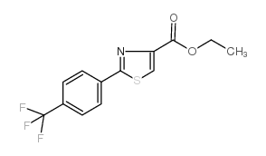 ETHYL 2-(4-(TRIFLUOROMETHYL)PHENYL)THIAZOLE-4-CARBOXYLATE structure