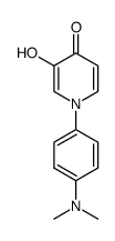 1-[4-(dimethylamino)phenyl]-3-hydroxypyridin-4(1H)-one Structure