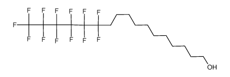 12,12,13,13,14,14,15,15,16,16,17,17,17-tridecafluoroheptadecanol结构式