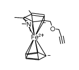 [1-NMe2-2-Me-3-Me-5-CH2OCH2CCH-Fc]结构式
