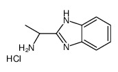 (1R)-1-(1H-benzimidazol-2-yl)ethanamine,hydrochloride Structure